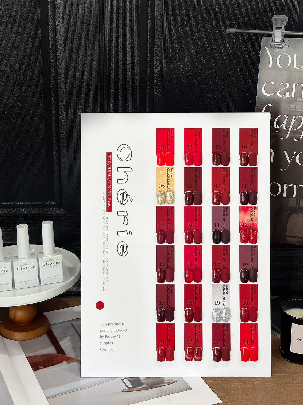 Cherie Starry Wine Collection - 24 Gel Polishes - Fall/Winter 2026