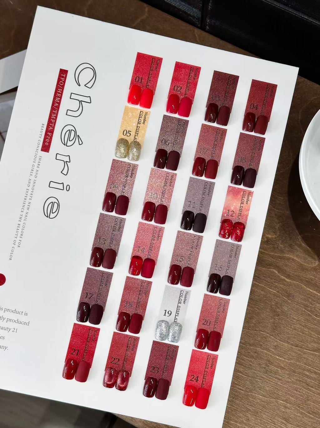 Cherie Starry Wine Collection - 24 Gel Polishes - Fall/Winter 2026